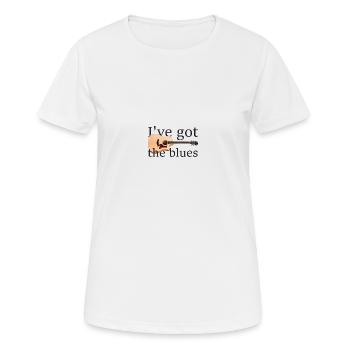 The blues - Women's Breathable T-Shirt - white - Front - AI Model Female 172 dark (172cm)