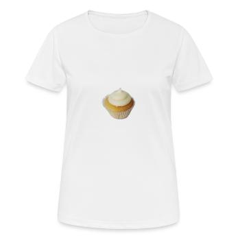 Cupcake Gift Idea Muffin Delicious Food - Women's Breathable T-Shirt - white - Front - AI Model Female 172 dark (172cm)