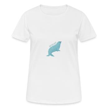 Meerestiere - Frauen T-Shirt atmungsaktiv - Weiß - Vorne - AI Model Female 172 dark (172cm)