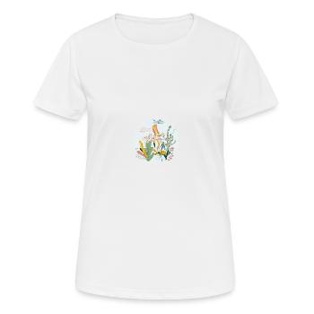 Meerestiere - Frauen T-Shirt atmungsaktiv - Weiß - Vorne - AI Model Female 172 dark (172cm)