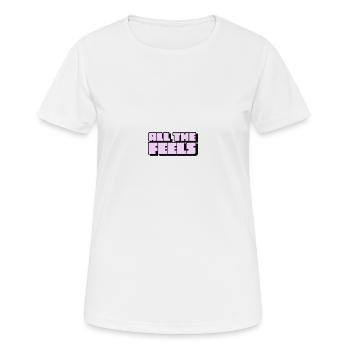 Toutes les sensations - T-shirt respirant Femme - blanc - Devant - AI Model Female 172 dark (172cm)
