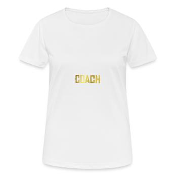 COACH COACH - Women's Breathable T-Shirt - white - Front - AI Model Female 172 dark (172cm)