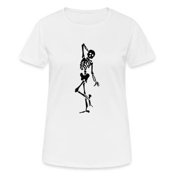 Modellbau - Frauen T-Shirt atmungsaktiv - Weiß - Vorne - AI Model Female 172 dark (172cm)