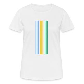 Gabon - Women's Breathable T-Shirt - white - Front - AI Model Female 172 dark (172cm)