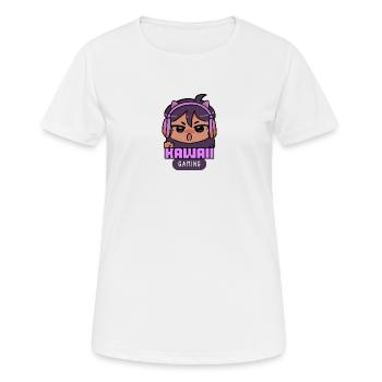 Kawaii - T-shirt respirant Femme - blanc - Devant - AI Model Female 172 dark (172cm)