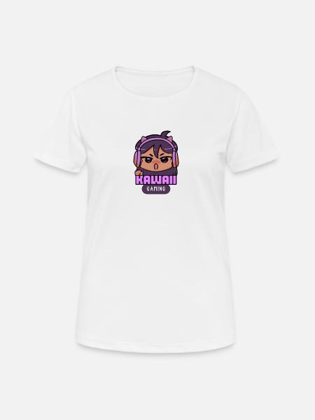 Kawaii - T-shirt respirant Femme - blanc