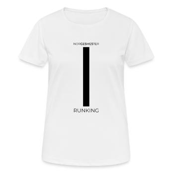 Norwegian champion in jerking2 - Women's Breathable T-Shirt - white - Front - AI Model Female 172 dark (172cm)