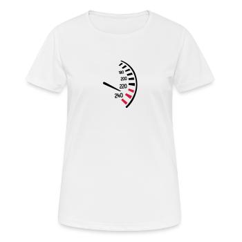 Speed - Women's Breathable T-Shirt - white - Front - AI Model Female 172 dark (172cm)