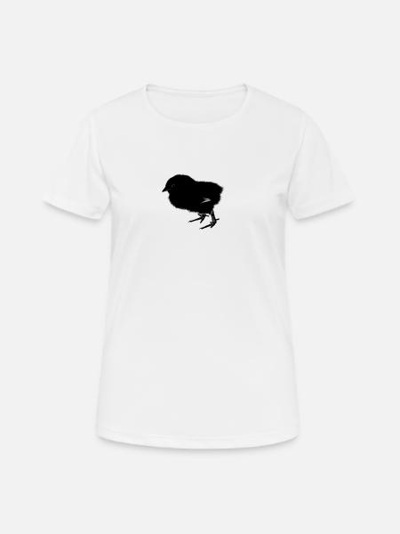 Kücken - Frauen T-Shirt atmungsaktiv - Weiß