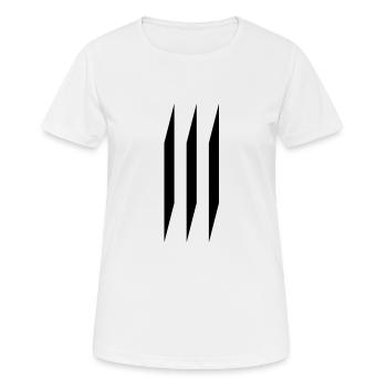 3 - Women's Breathable T-Shirt - white - Front - AI Model Female 172 dark (172cm)