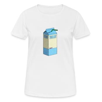 Mardi - T-shirt respirant Femme - blanc - Devant - AI Model Female 172 dark (172cm)