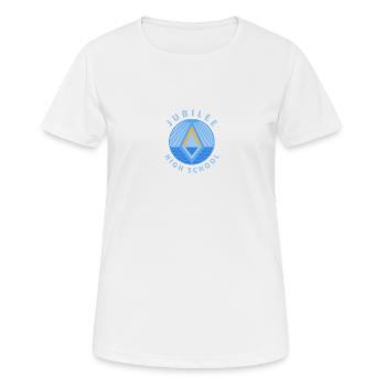 Jubilee High School Hoodie - Women's Breathable T-Shirt - white - Front - AI Model Female 172 dark (172cm)