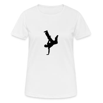dancer - Women's Breathable T-Shirt - white - Front - AI Model Female 172 dark (172cm)