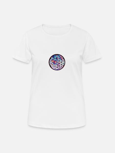 Flower of Life - Women's Breathable T-Shirt - white