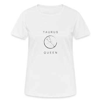 Taurus Queen - Women's Breathable T-Shirt - white - Front - AI Model Female 172 dark (172cm)