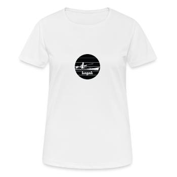 Sports nautiques en kayak - T-shirt respirant Femme - blanc - Devant - AI Model Female 172 dark (172cm)