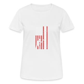Poison pour travailleurs engagés au charbon - T-shirt respirant Femme - blanc - Devant - AI Model Female 172 dark (172cm)