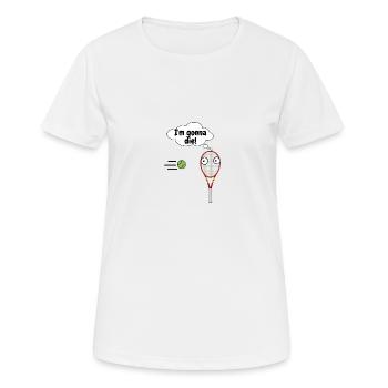 Tennis Tennis Tennis Players - Women's Breathable T-Shirt - white - Front - AI Model Female 172 dark (172cm)