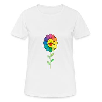 Made in medellin - Frauen T-Shirt atmungsaktiv - Weiß - Vorne - AI Model Female 172 dark (172cm)