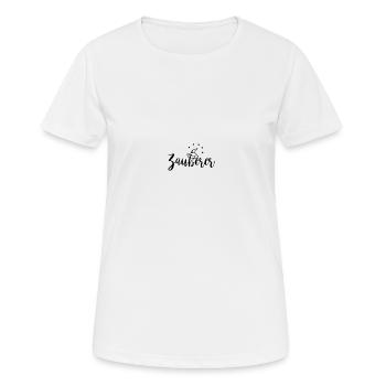 Zauberer - Frauen T-Shirt atmungsaktiv - Weiß - Vorne - AI Model Female 172 dark (172cm)