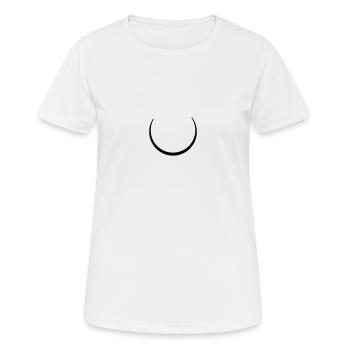 lune, wicca, la lune, les femmes, la magie, la - T-shirt respirant Femme - blanc - Devant - AI Model Female 172 dark (172cm)