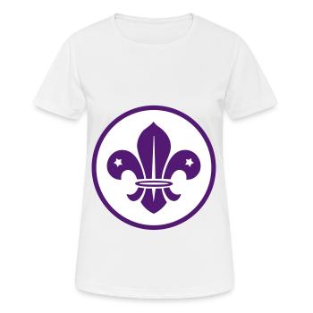 Scout / Scouting - Women's Breathable T-Shirt - white - Front - AI Model Female 172 dark (172cm)