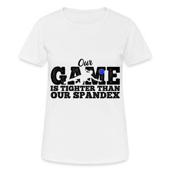 Volleyballer Spruch Für Volleyballspiel Volleyball - Frauen T-Shirt atmungsaktiv - Weiß - Vorne - AI Model Female 172 dark (172cm)