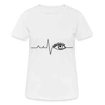 Augenoptiker Optiker Augenarzt - Frauen T-Shirt atmungsaktiv - Weiß - Vorne - AI Model Female 172 dark (172cm)