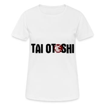 Japanischer Kampfsport Judo - Frauen T-Shirt atmungsaktiv - Weiß - Vorne - AI Model Female 172 dark (172cm)