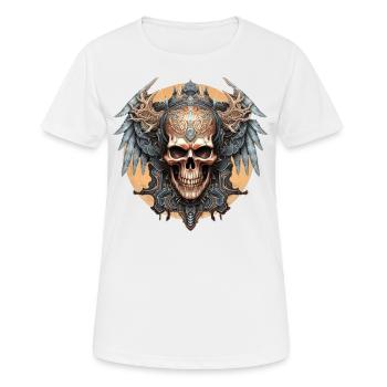 Neo Dark Gothic - Frauen T-Shirt atmungsaktiv - Weiß - Vorne - AI Model Female 172 dark (172cm)