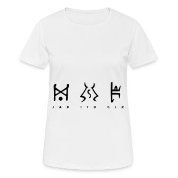 Enigma Runenwort - Women's Breathable T-Shirt - white - Front - AI Model Female 172 dark (172cm)
