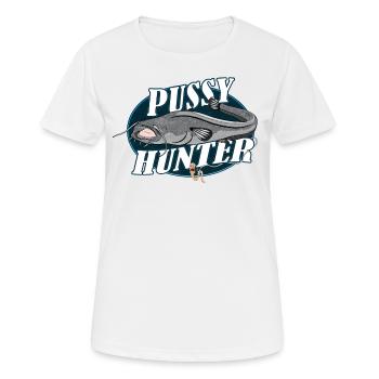 Catfish hunter - Women's Breathable T-Shirt - white - Front - AI Model Female 172 dark (172cm)