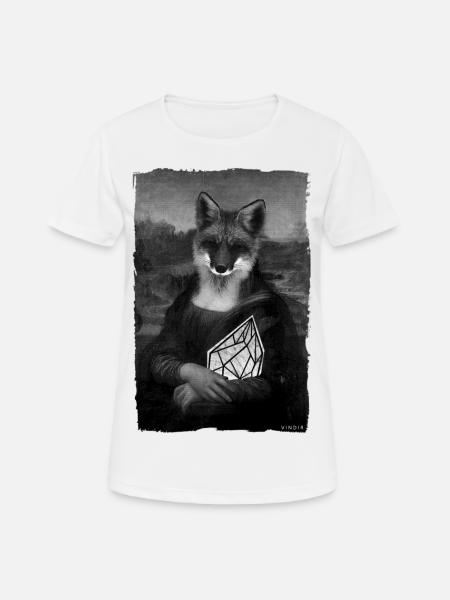Mona Fuchs - Frauen T-Shirt atmungsaktiv - Weiß