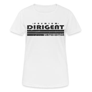 Dirigent Limited Edition Lustiges Dirigenten - Frauen T-Shirt atmungsaktiv - Weiß - Vorne - AI Model Female 172 dark (172cm)