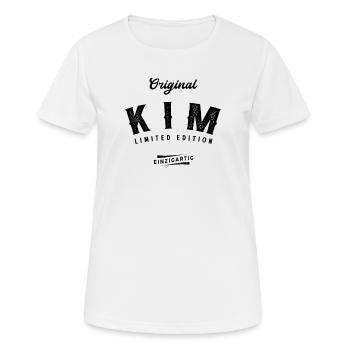 Kim Limited Edition - Frauen T-Shirt atmungsaktiv - Weiß - Vorne - AI Model Female 172 dark (172cm)