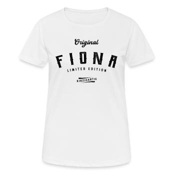 Fiona Limited Edition - Frauen T-Shirt atmungsaktiv - Weiß - Vorne - AI Model Female 172 dark (172cm)