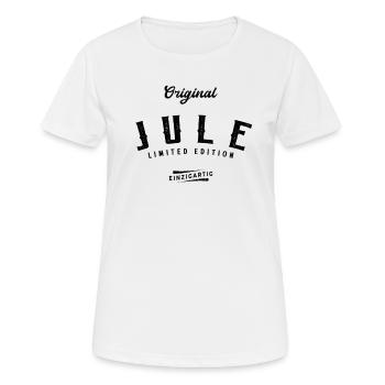 Jule Limited Edition - Frauen T-Shirt atmungsaktiv - Weiß - Vorne - AI Model Female 172 dark (172cm)