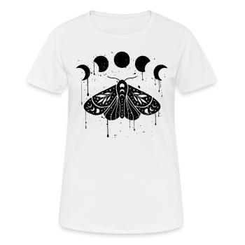 Occulte Gothique Grunge Esthétique Okkult - T-shirt respirant Femme - blanc - Devant - AI Model Female 172 dark (172cm)