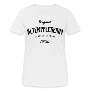 Altenpflegerin Limited Edition Altenpfleger - Frauen T-Shirt atmungsaktiv - Weiß - Vorne - AI Model Female 172 dark (172cm)