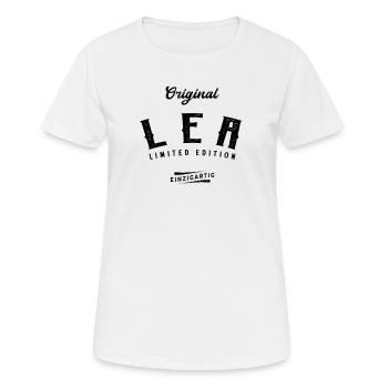 Lea Limited Edition - Frauen T-Shirt atmungsaktiv - Weiß - Vorne - AI Model Female 172 dark (172cm)