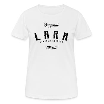 Lara Limited Edition - Frauen T-Shirt atmungsaktiv - Weiß - Vorne - AI Model Female 172 dark (172cm)