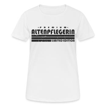 Altenpflegerin Limited Edition Altenpfleger - Frauen T-Shirt atmungsaktiv - Weiß - Vorne - AI Model Female 172 dark (172cm)