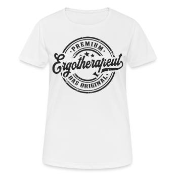 Ergotherapeut Original Ergotherapeuten - Frauen T-Shirt atmungsaktiv - Weiß - Vorne - AI Model Female 172 dark (172cm)