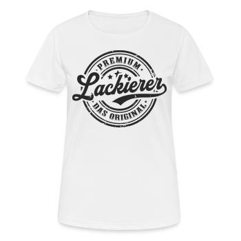 Lackierer Original Maler Vintage Lackieren - Frauen T-Shirt atmungsaktiv - Weiß - Vorne - AI Model Female 172 dark (172cm)