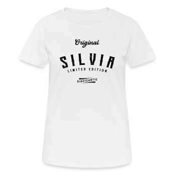 Silvia Limited Edition - Frauen T-Shirt atmungsaktiv - Weiß - Vorne - AI Model Female 172 dark (172cm)