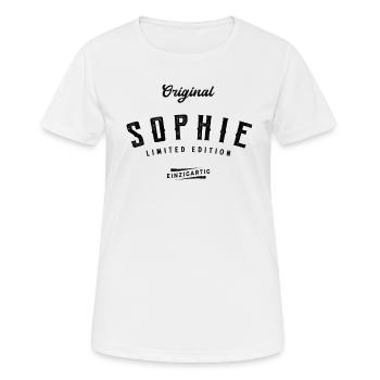 Sophie Limited Edition - Frauen T-Shirt atmungsaktiv - Weiß - Vorne - AI Model Female 172 dark (172cm)