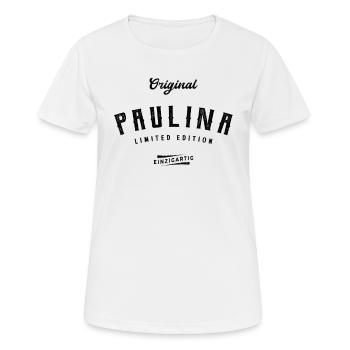 Paulina Limited Edition - Frauen T-Shirt atmungsaktiv - Weiß - Vorne - AI Model Female 172 dark (172cm)