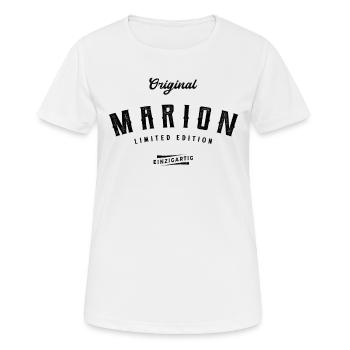 Marion Limited Edition - Frauen T-Shirt atmungsaktiv - Weiß - Vorne - AI Model Female 172 dark (172cm)
