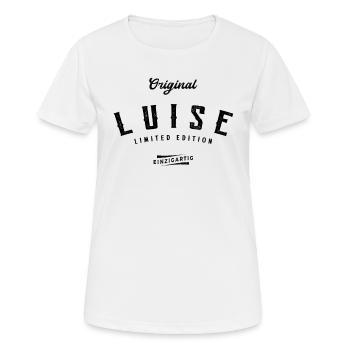 Luise Limited Edition - Frauen T-Shirt atmungsaktiv - Weiß - Vorne - AI Model Female 172 dark (172cm)