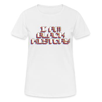 Black Power Hip Hop Power Africa Retro Gift - Women's Breathable T-Shirt - white - Front - AI Model Female 172 dark (172cm)